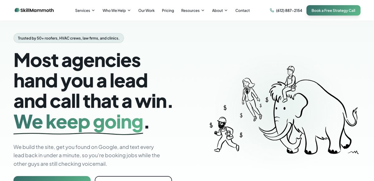 The Skill Mammoth homepage